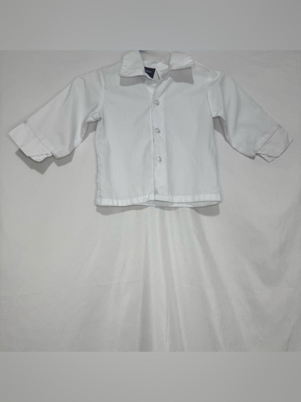 Baby Hudson Ferrell White Button-Front Dress Shirt
